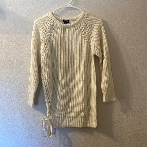 Rue 21 knitted sweater with tie side size small - Picture 1 of 4